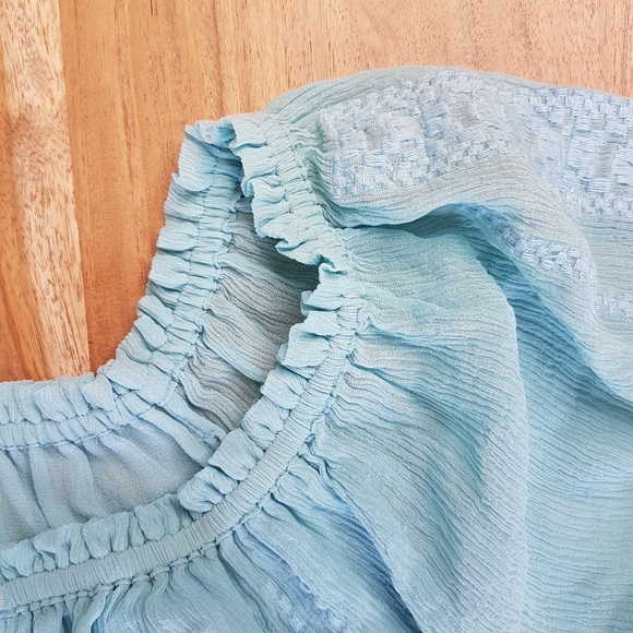 🌏 BIBA • Mulberry Silk Boho Top • Sz 42 - Picture 2 of 16